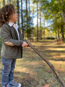 Duncan Cardigan, Olive Green