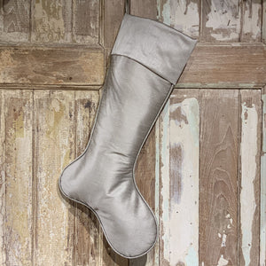 Faux Dupion Stocking