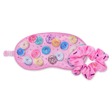 Load image into Gallery viewer, Go Do-Nuts Eye Mask &amp; Scrunchie Set