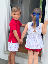 Load image into Gallery viewer, Sophia Bloomer Set Patriotic