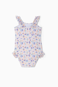 Polka Dot Puff Swimsuit