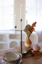 Load image into Gallery viewer, Antique Brass Candelabra 3