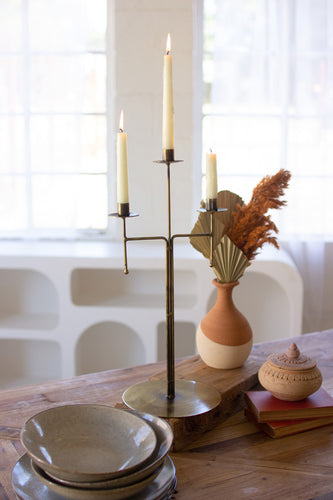 Antique Brass Candelabra 3