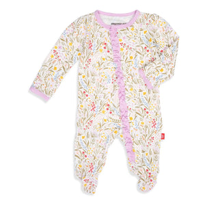 Magnetic Ruffle Footie Ashleigh