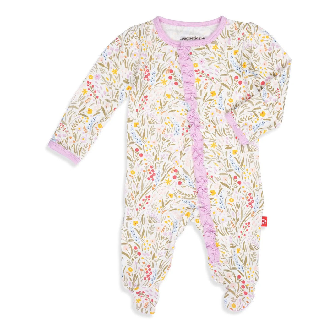 Magnetic Ruffle Footie Ashleigh