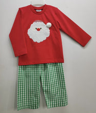 Load image into Gallery viewer, Santa Appliqué Boy&#39;s Pant Set