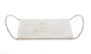 White Beaded Handle Board
