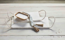 Load image into Gallery viewer, White Beaded Handle Board