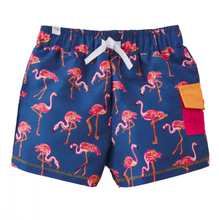 Load image into Gallery viewer, Flamingo Swim Trunks