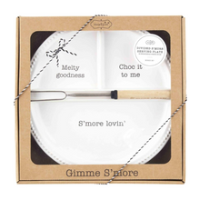 Load image into Gallery viewer, S&#39;mores Plate &amp; Skewer Set