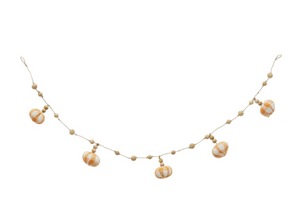 Beaded Pumpkin Garland