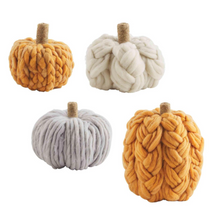 Load image into Gallery viewer, Chunky Yarn Pumpkin Sitters