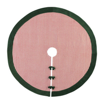 Load image into Gallery viewer, Striped Velvet Tree Skirt
