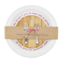 Load image into Gallery viewer, Cheese Plate &amp; Board Set