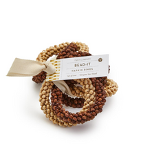 Load image into Gallery viewer, Dual Bead Napkin Ring Set