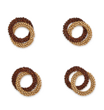 Load image into Gallery viewer, Dual Bead Napkin Ring Set