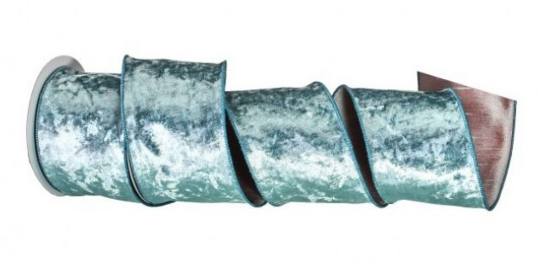 Aqua Velvet Ribbon