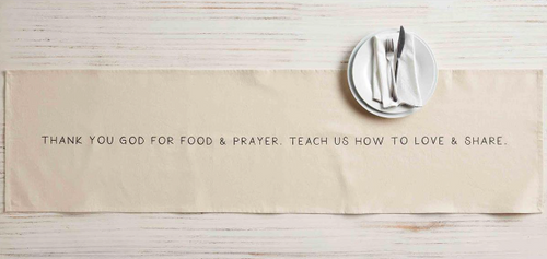 Blessing Table Runner