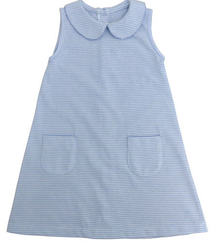 Hadley Blue Stripe Knit Dress
