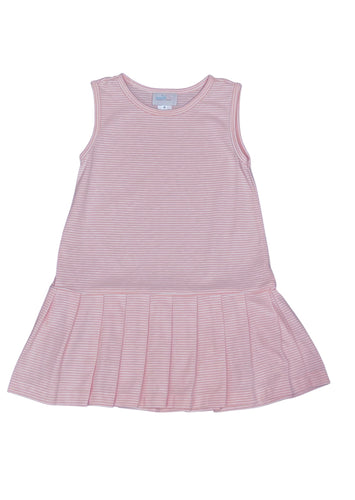 Vivi Knit Pink Stripe Tennis Dress