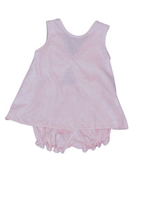 Lottie Knit Pink Stripe Bloomer/Short Set