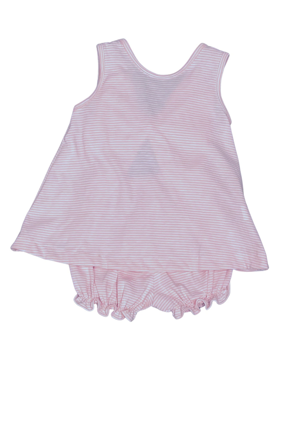 Lottie Knit Pink Stripe Bloomer/Short Set