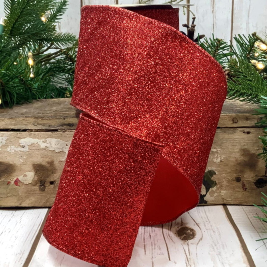 Vintage Glitter Red 2.5