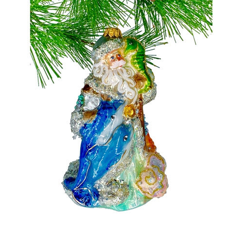 Heartfully Yours Biscayne Santa Ornament