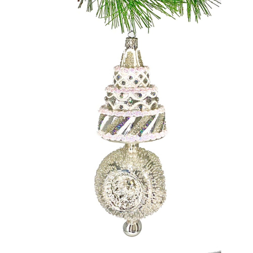 Heartfully Yours Crystal Cakes Ornament