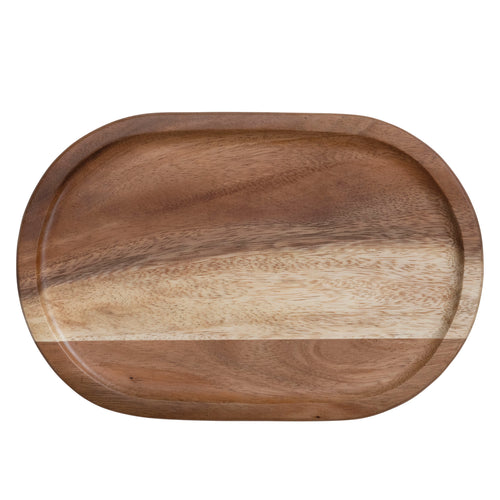 Oval Wood Tray
