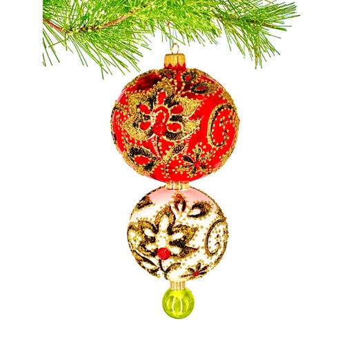 Heartfully Yours Golden Rambler Ornament