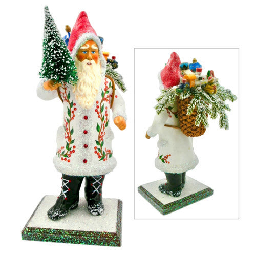 Heartfully Yours Holly Yule German Santa Figure