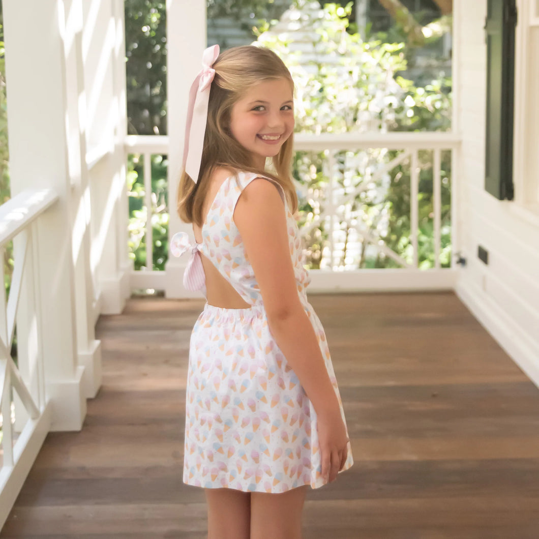 Kristen Knot Dress Ice Cream