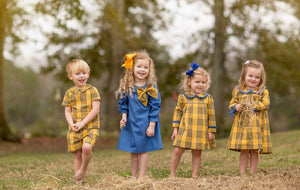 Beatrice Mustard Dress