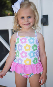 Lainey Vintage Floral Swimsuit