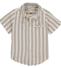 Load image into Gallery viewer, Button Up Stripe Short Sleeve Shirt