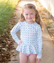 Load image into Gallery viewer, Poppy Peplum Rash Guard Set Starfish