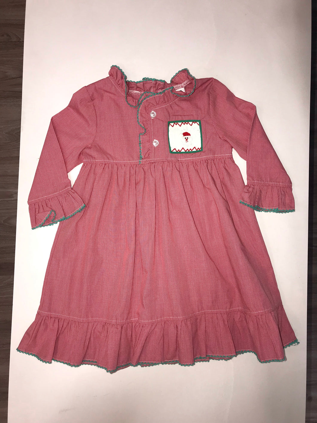 Smocked Santa Gown