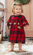 Load image into Gallery viewer, Tartan Tassel Dress
