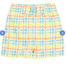 Load image into Gallery viewer, Summertime Gingham Swim Trunks