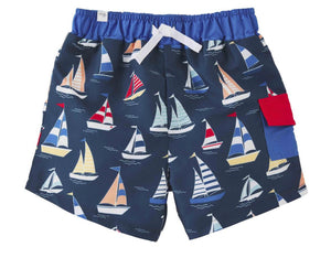Sailboat Swim Trunks