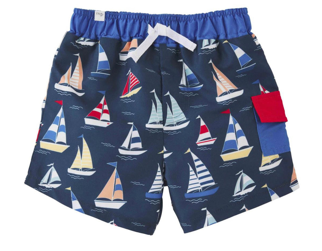 Sailboat Swim Trunks