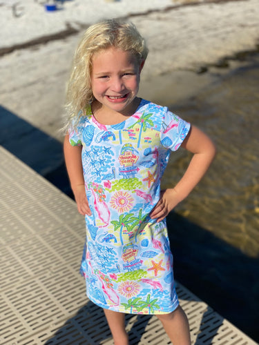 Local Watercolor Kids Dress