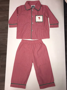 Santa Smocked Boys PJ Set