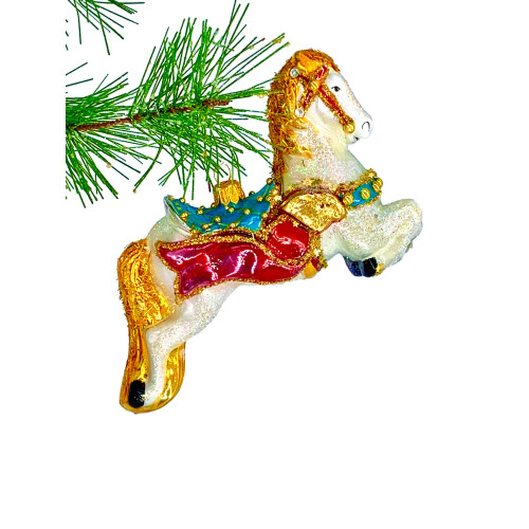 Heartfully Yours Round Rider Ornament