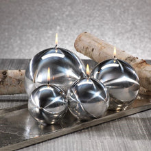 Load image into Gallery viewer, Titanium Ball Candle, Silver