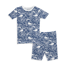 Load image into Gallery viewer, Magnetic 2pc Toddler Pajama Whale Hello There