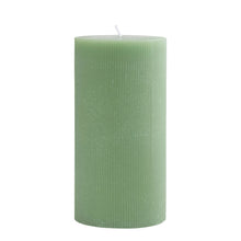 Load image into Gallery viewer, Unscented Holly Green Pillar Candles