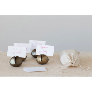 Jingle Bell Place Card Holders