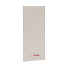 Load image into Gallery viewer, Cream Merry Christmas Table Runner